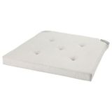 IKEA Ekru Renk Sandalye Minderi Meridyendukkan 35/42X40X4 cm Cırt Cırtlı Bant , Pamuk