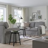 IKEA EKTORP 3'lü kanepe hakebo koyu gri - 39508998
