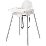 IKEA Elite Unisex Beyaz Antilop Tepsili Mama Sandalyesi 1 Adet