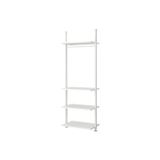 IKEA Elvarli Beyaz 92x51x222-350 cm Açık Dolap