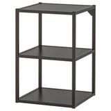 IKEA ENHET açık raf ünitesi, antrasit, 40x40x60 cm