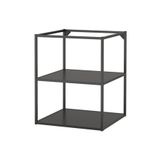 IKEA ENHET açık raf ünitesi, antrasit, 60x60x75 cm