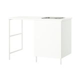 IKEA ENHET/FYNDIG çamaşır odası ve banyo için dolap kombinasyonu beyaz - 39613372
