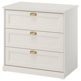 IKEA FAGELFJALLET 3 çekmeceli şifonyer kırık beyaz - 40611640