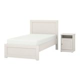 IKEA FAGELFJALLET yatak odası seti kırık beyaz - 59628061