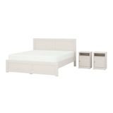 IKEA FAGELFJALLET yatak odası seti kırık beyaz - 79625392