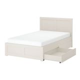 IKEA FAGELFJALLET/LÖNSET tek kişilik karyola kırık beyaz - 29621056