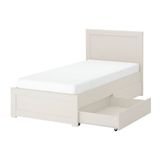 IKEA FAGELFJALLET/LÖNSET tek kişilik karyola kırık beyaz - 39621065