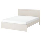IKEA FAGELFJALLET/LURÖY çift kişilik karyola kırık beyaz - 19620825