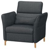 IKEA Fammarp Tallmyra Siyah-Gri Tekli Koltuk