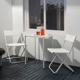IKEA FEJAN masa ve katlanabilir sandalye seti beyaz - 59434949