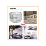 IKEA Finsmak Mumluk ve Sosluk Seti, 3 Adet, Şeffaf Cam