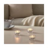 IKEA Fınsmak Tealight Cam Mumluk, Saydam Cam 3 Adet