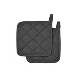 IKEA Fırın Tutacak 2 Adet, Koyu Gri, 21x21 cm, Polyester