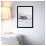 IKEA FISKBO siyah çerçeve siyah - 50297961