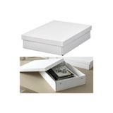 IKEA Fjaderharv Beyaz 25x35x8 cm Kapaklı Saklama Kutusu