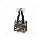 IKEA Fladdrig Gri Desenli Yemek Taşıma Çantası, Beslenme Çantası, Yemek Çantası, 25x16x27 cm