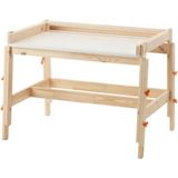 Ikea Flisat Çocuk Masası Huş, 92X67 Cm, Ayarlanabilir Oyun-Aktivite-Çalışma Masası Natürel - 1 - Renkli