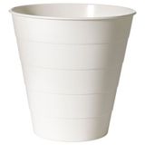 Ikea FNISS 10 LT 28 CM Masaaltı Çöp Kovası Beyaz