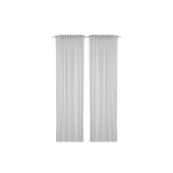 IKEA Fon Perde, 2 Kanat, 120x300 cm, Beyaz-Gri Çizgili