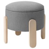 IKEA FÖRLUNDA saklama gözlü puf tonerud gri - 60570243