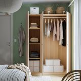 IKEA /FORSAND gardırop ağartılmış meşe görünümlü - 29502765