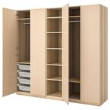 IKEA /FORSAND gardırop ağartılmış meşe görünümlü - 49502712