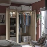 IKEA /FORSAND gardırop bej - 89562214