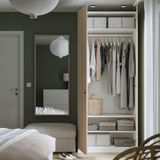 IKEA /FORSAND gardırop beyaz-ağartılmış meşe görünümlü - 09502667