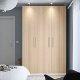 IKEA /FORSAND gardırop beyaz-ağartılmış meşe görünümlü - 29502770