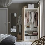 IKEA /FORSAND gardırop beyaz-ağartılmış meşe görünümlü - 59503018