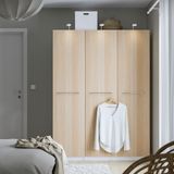 IKEA /FORSAND gardırop beyaz-ağartılmış meşe görünümlü - 79502763