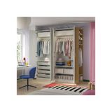 IKEA /FORSAND gardırop beyaz-meşe görünümlü - 29607036