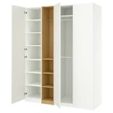 IKEA /FORSAND gardırop beyaz-meşe görünümlü - 49607257