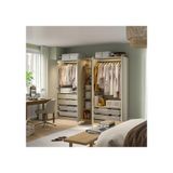 IKEA /FORSAND gardırop gri-bej-meşe görünümlü - 19607329