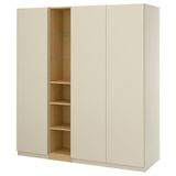 IKEA /FORSAND gardırop gri-bej-meşe görünümlü - 79607270