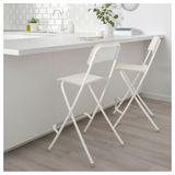 IKEA FRANKLIN bar sandalyesi beyaz - 70404875