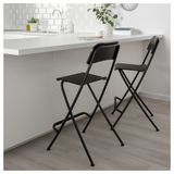 IKEA FRANKLIN bar sandalyesi siyah - 50406465