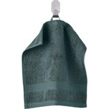 Ikea Fredrıksjön El Havlusu Gri-Turkuaz 30X30 cm - 30 x 30 cm - Gri - Turkuaz