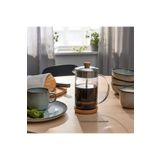 IKEA French Press Çay Kahve Demleme Paslanmaz Çelik & Cam & Bambu 1 Litre