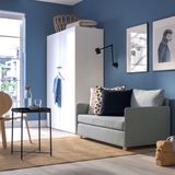 IKEA FRIDHULT 2'li yataklı kanepe knisa açık gri - 70351725