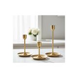 IKEA Fulltalıg Şamdan, Üçlü, Bronz, Metalik