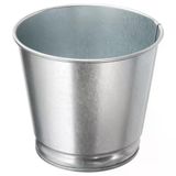 IKEA Galvanizli Gümüş Renk Saksı Bitki Çiçek Saksısı 9 cm Çelik