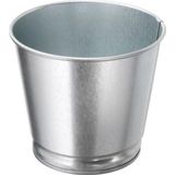 IKEA Galvanizli Gümüş Renk Saksı Bitki Çiçek Saksısı 9 cm MeridyenDukkan Çelik