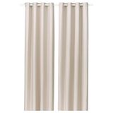 IKEA GINSTMOTT fon perde/2 kanat bej - 70605416