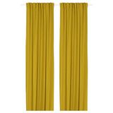 IKEA GINSTMOTT fon perde/2 kanat sarı - 60597186