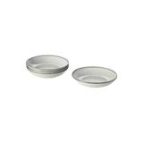 IKEA Gladelig Gri 21 CM 4 Adet Derin Tabak Seti