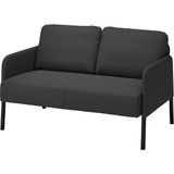IKEA Glostad Knisa Kanepe Salon Oturma Grubu Koyu Gri 2'li Kompakt Koltuk