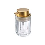 IKEA Gold Başlıklı Sıvı Sabunluk MeridyenDukkan Cam-Altın Rengi 350 ml