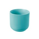 Ikea Gradvıs Seramik Saksı, Mavi-Turkuaz, 12 Cm